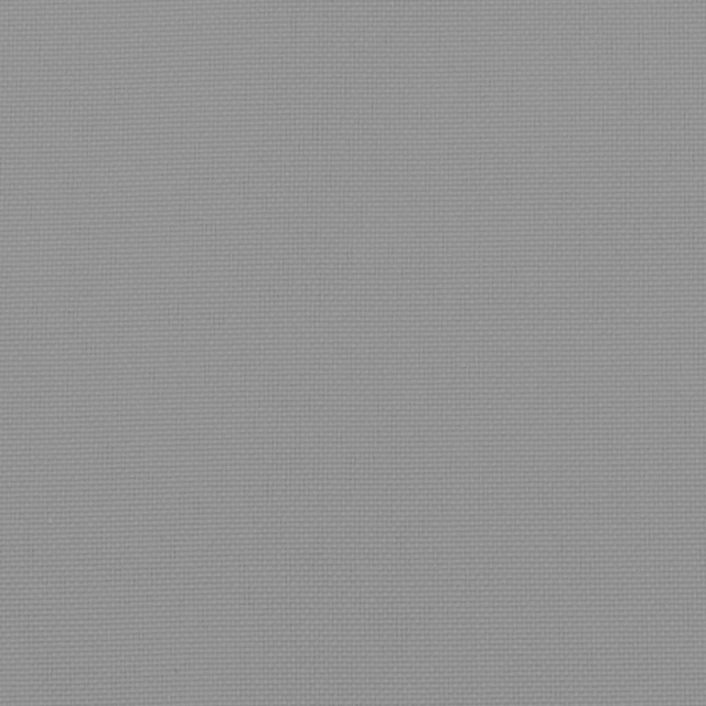 vidaXL Round Cushion Grey Ø 60 x11 cm Oxford Fabric
