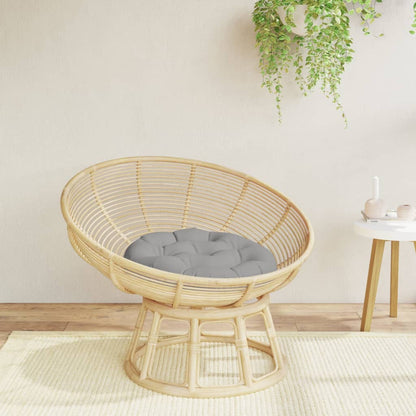 vidaXL Round Cushion Grey Ø 60 x11 cm Oxford Fabric