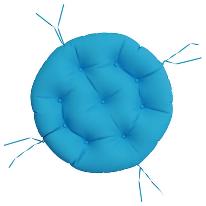 vidaXL Round Cushion Light Blue Ø 60 x11 cm Oxford Fabric