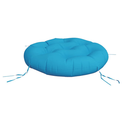 vidaXL Round Cushion Light Blue Ø 60 x11 cm Oxford Fabric