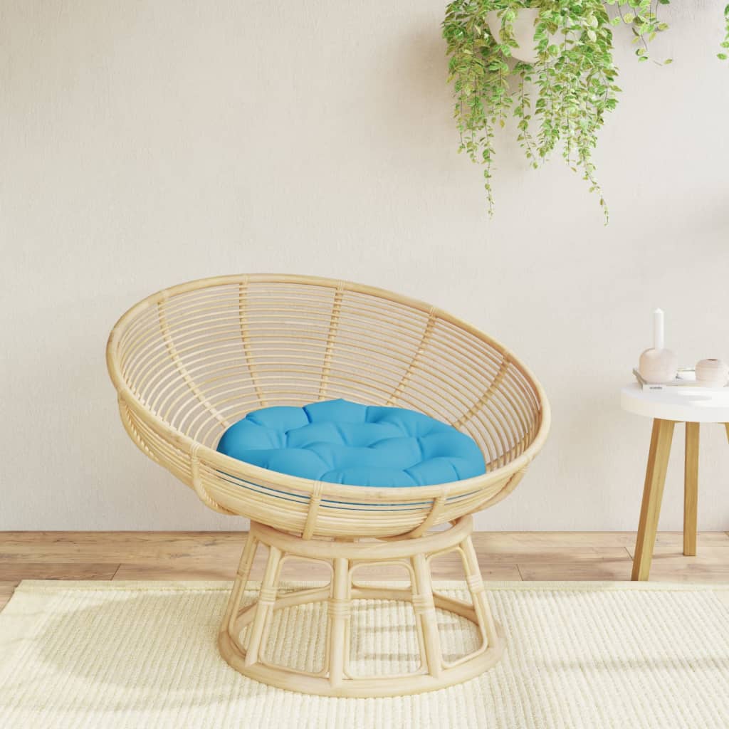 vidaXL Round Cushion Light Blue Ø 60 x11 cm Oxford Fabric