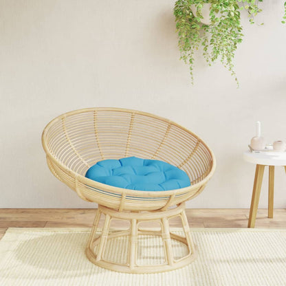 vidaXL Round Cushion Light Blue Ø 60 x11 cm Oxford Fabric