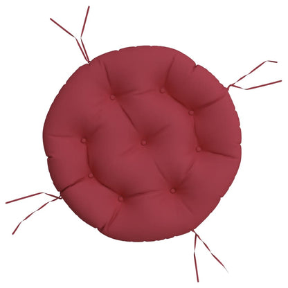 vidaXL Round Cushion Wine Red Ø 60 x11 cm Oxford Fabric