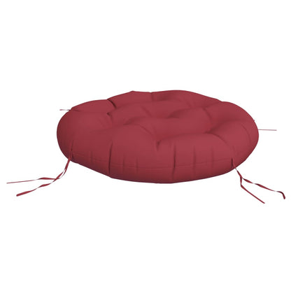 vidaXL Round Cushion Wine Red Ø 60 x11 cm Oxford Fabric