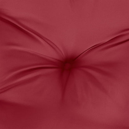 vidaXL Round Cushion Wine Red Ø 60 x11 cm Oxford Fabric