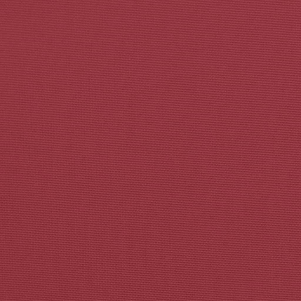 vidaXL Round Cushion Wine Red Ø 60 x11 cm Oxford Fabric
