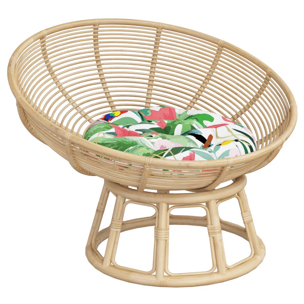 vidaXL Round Cushion Multicolour Ø 60 x11 cm Oxford Fabric