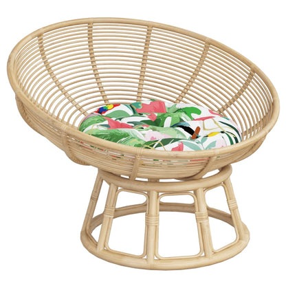 vidaXL Round Cushion Multicolour Ø 60 x11 cm Oxford Fabric
