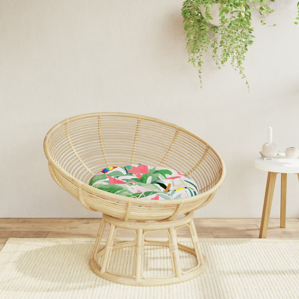 vidaXL Round Cushion Multicolour Ø 60 x11 cm Oxford Fabric