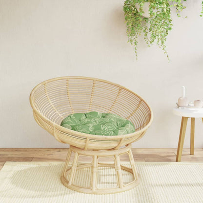 vidaXL Round Cushion Leaf Pattern Ø 60 x11 cm Oxford Fabric