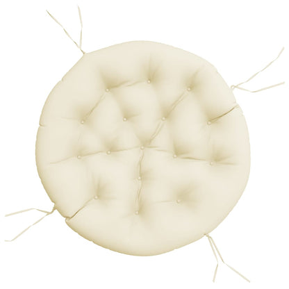 vidaXL Round Cushion Cream Ø 100 x11 cm Oxford Fabric