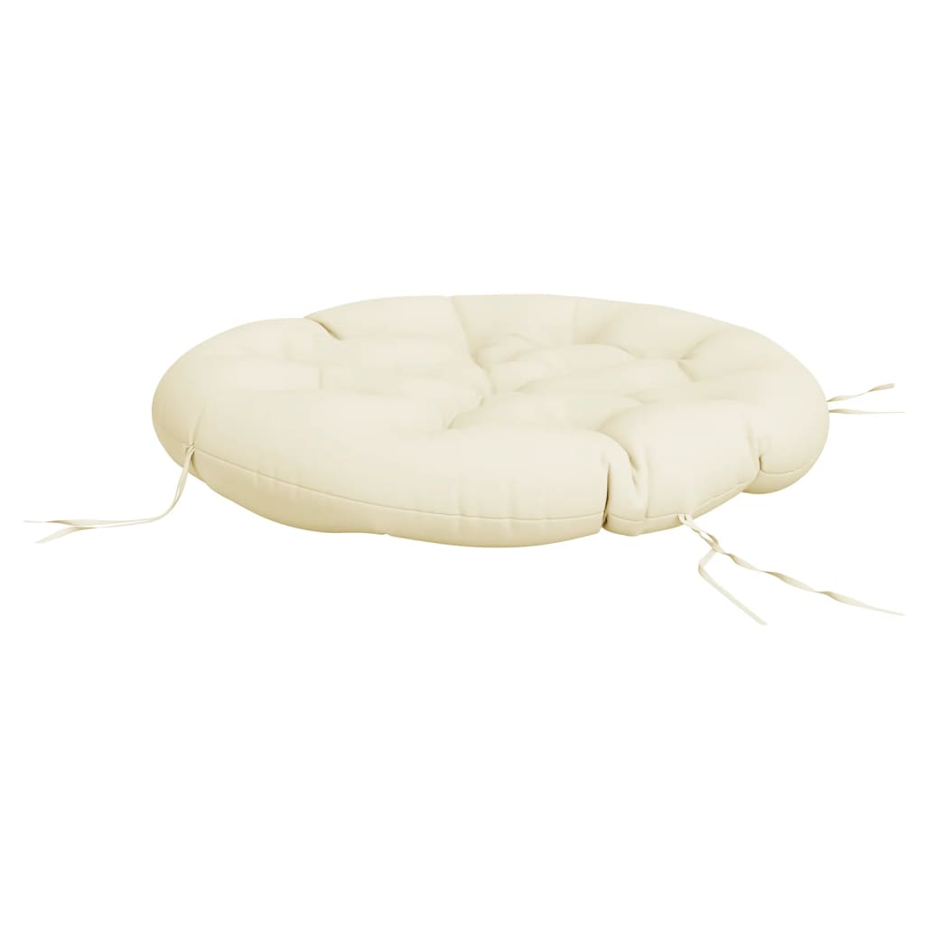 vidaXL Round Cushion Cream Ø 100 x11 cm Oxford Fabric