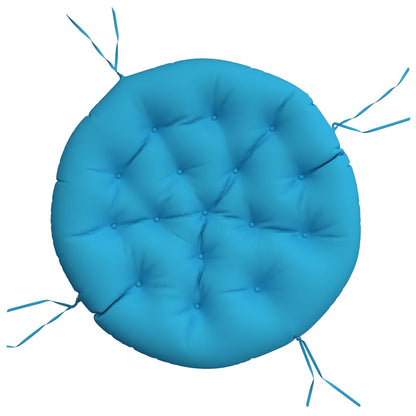 vidaXL Round Cushion Light Blue Ø 100 x11 cm Oxford Fabric