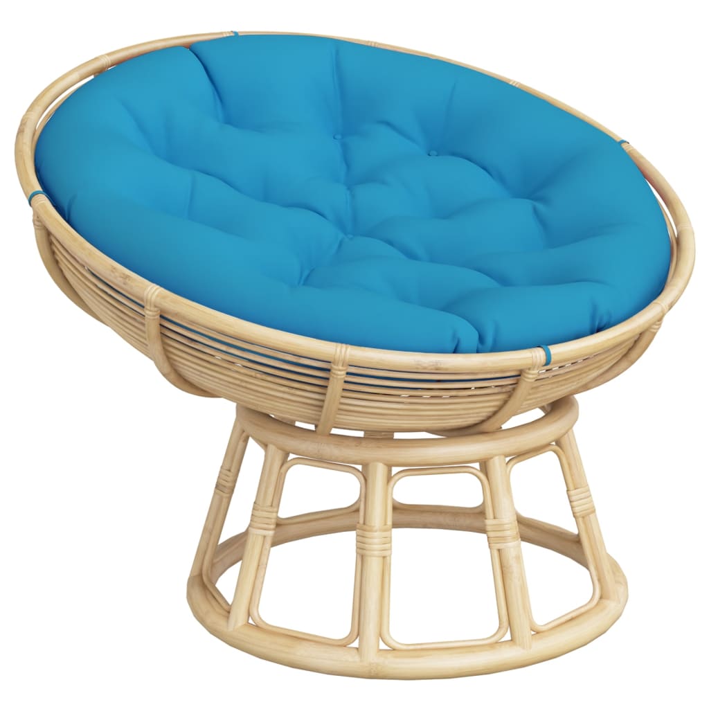 vidaXL Round Cushion Light Blue Ø 100 x11 cm Oxford Fabric