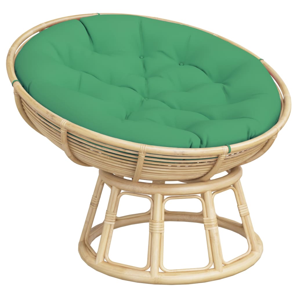vidaXL Round Cushion Green Ø 100 x11 cm Oxford Fabric