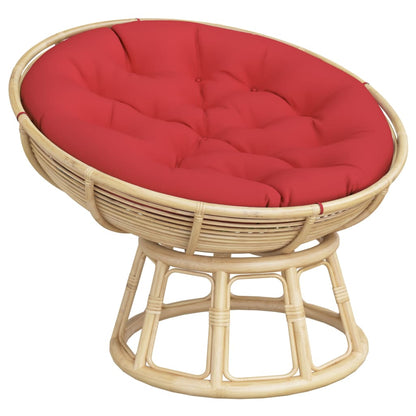 vidaXL Round Cushion Red Ø 100 x11 cm Oxford Fabric