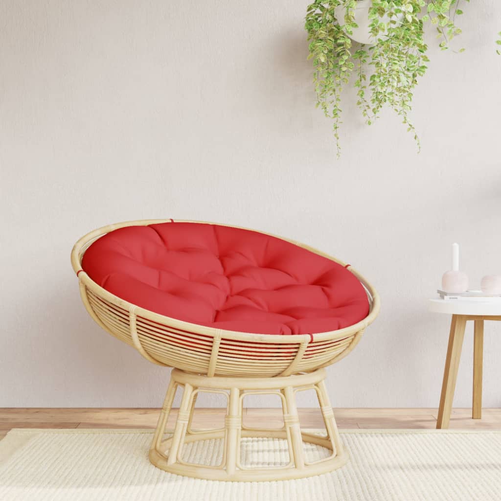vidaXL Round Cushion Red Ø 100 x11 cm Oxford Fabric