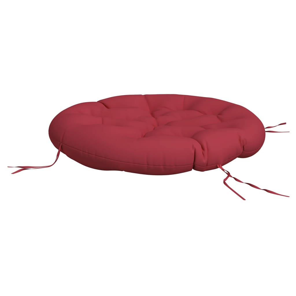 vidaXL Round Cushion Wine Red Ø 100 x11 cm Oxford Fabric