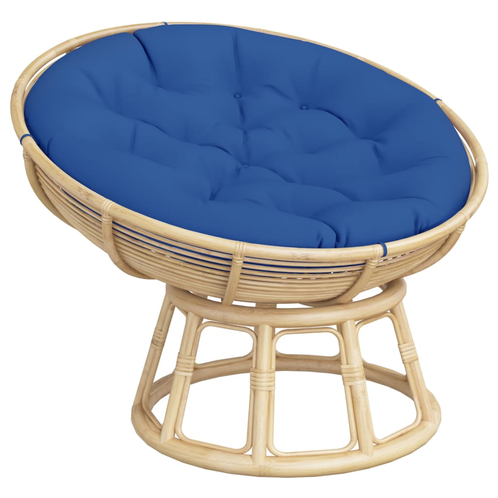 vidaXL Round Cushion Royal Blue Ø 100 x11 cm Oxford Fabric