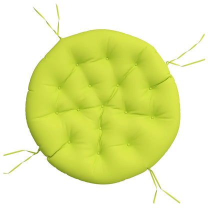 vidaXL Round Cushion Bright Green Ø 100 x11 cm Oxford Fabric