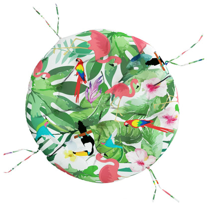 vidaXL Round Cushion Multicolour Ø 100 x11 cm Oxford Fabric