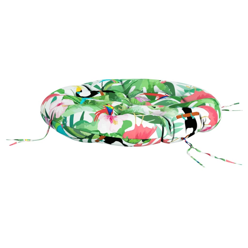 vidaXL Round Cushion Multicolour Ø 100 x11 cm Oxford Fabric