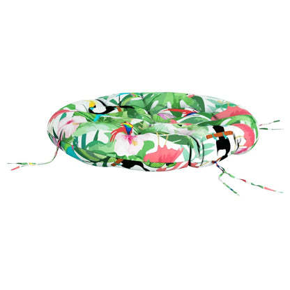 vidaXL Round Cushion Multicolour Ø 100 x11 cm Oxford Fabric