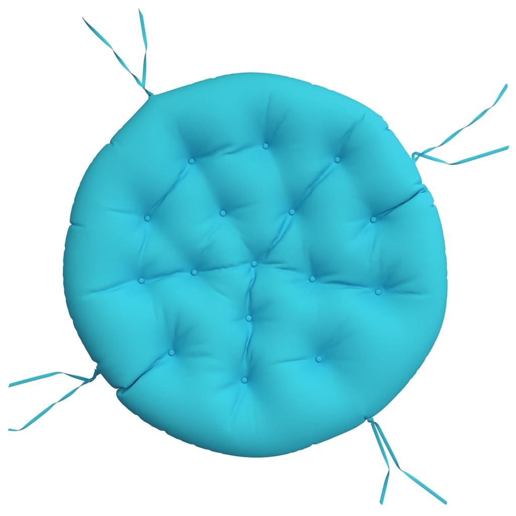 vidaXL Round Cushion Turquoise Ø 100 x11 cm Oxford Fabric