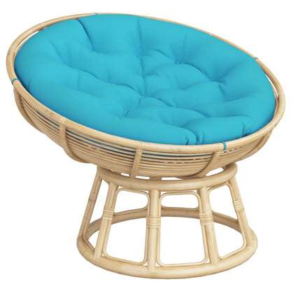 vidaXL Round Cushion Turquoise Ø 100 x11 cm Oxford Fabric