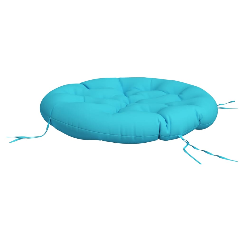 vidaXL Round Cushion Turquoise Ø 100 x11 cm Oxford Fabric