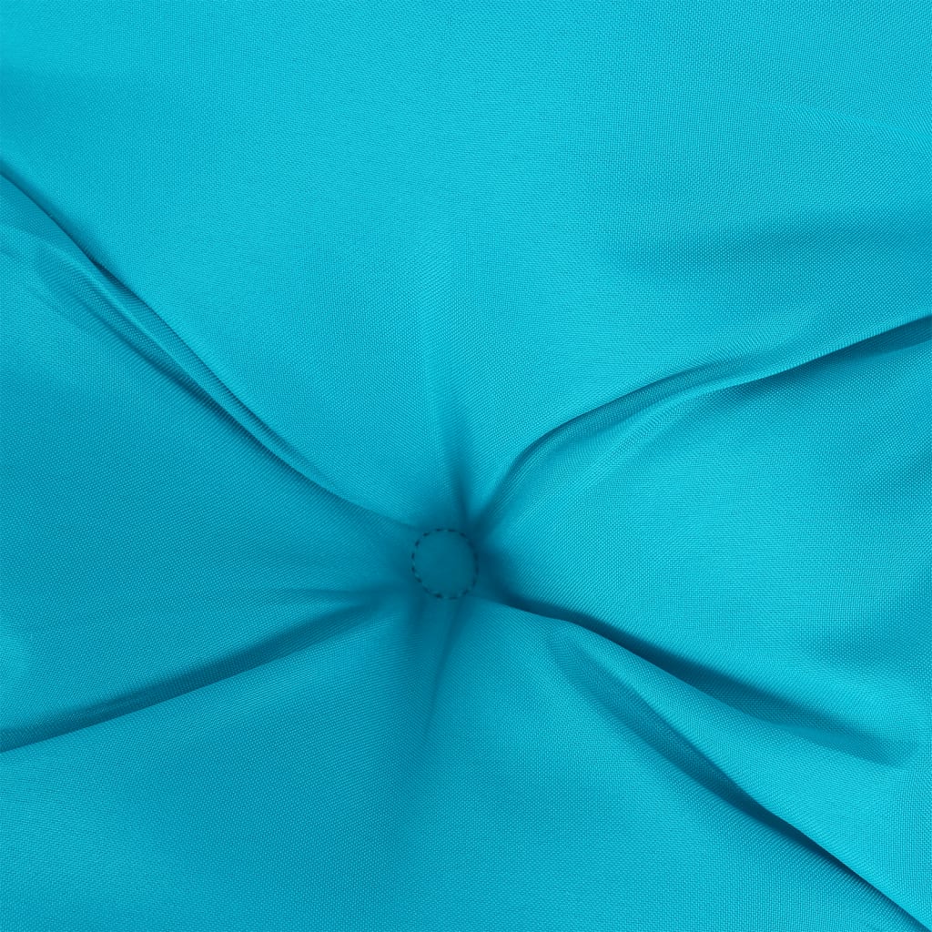 vidaXL Round Cushion Turquoise Ø 100 x11 cm Oxford Fabric