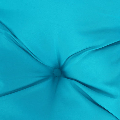 vidaXL Round Cushion Turquoise Ø 100 x11 cm Oxford Fabric