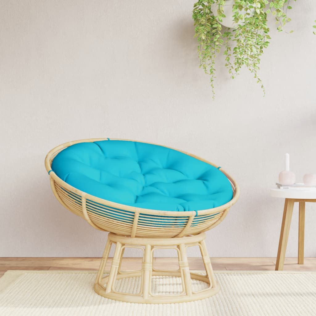 vidaXL Round Cushion Turquoise Ø 100 x11 cm Oxford Fabric