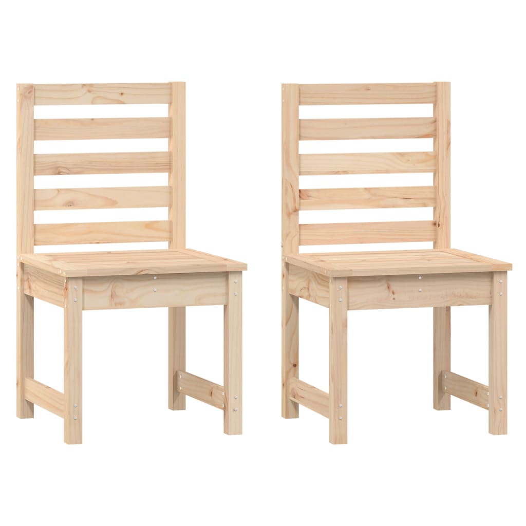 vidaXL 3 Piece Garden Bistro Set Solid Wood Pine