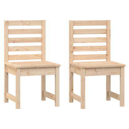 vidaXL 3 Piece Garden Bistro Set Solid Wood Pine