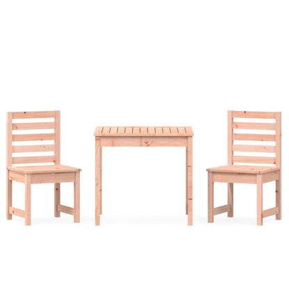 vidaXL 3 Piece Garden Bistro Set Solid Wood Douglas
