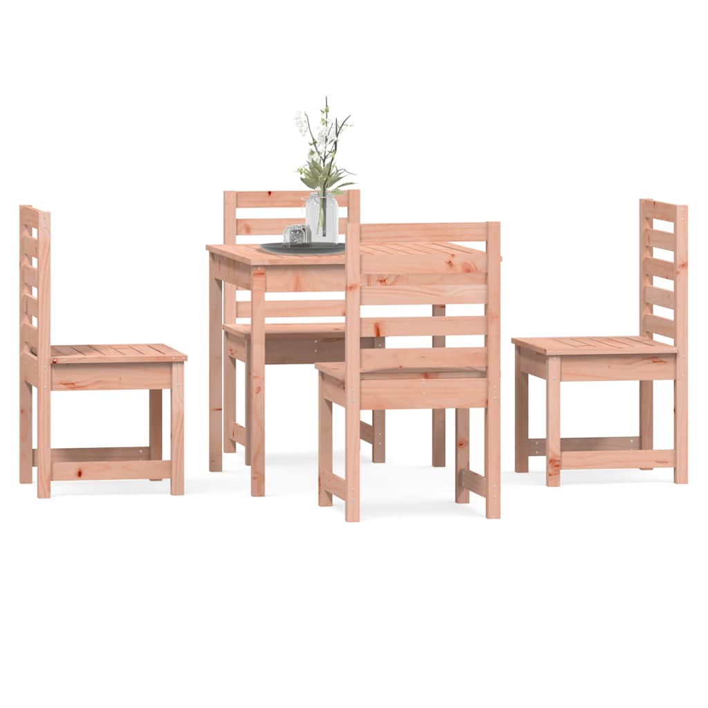 vidaXL 5 Piece Garden Dining Set Solid Wood Douglas