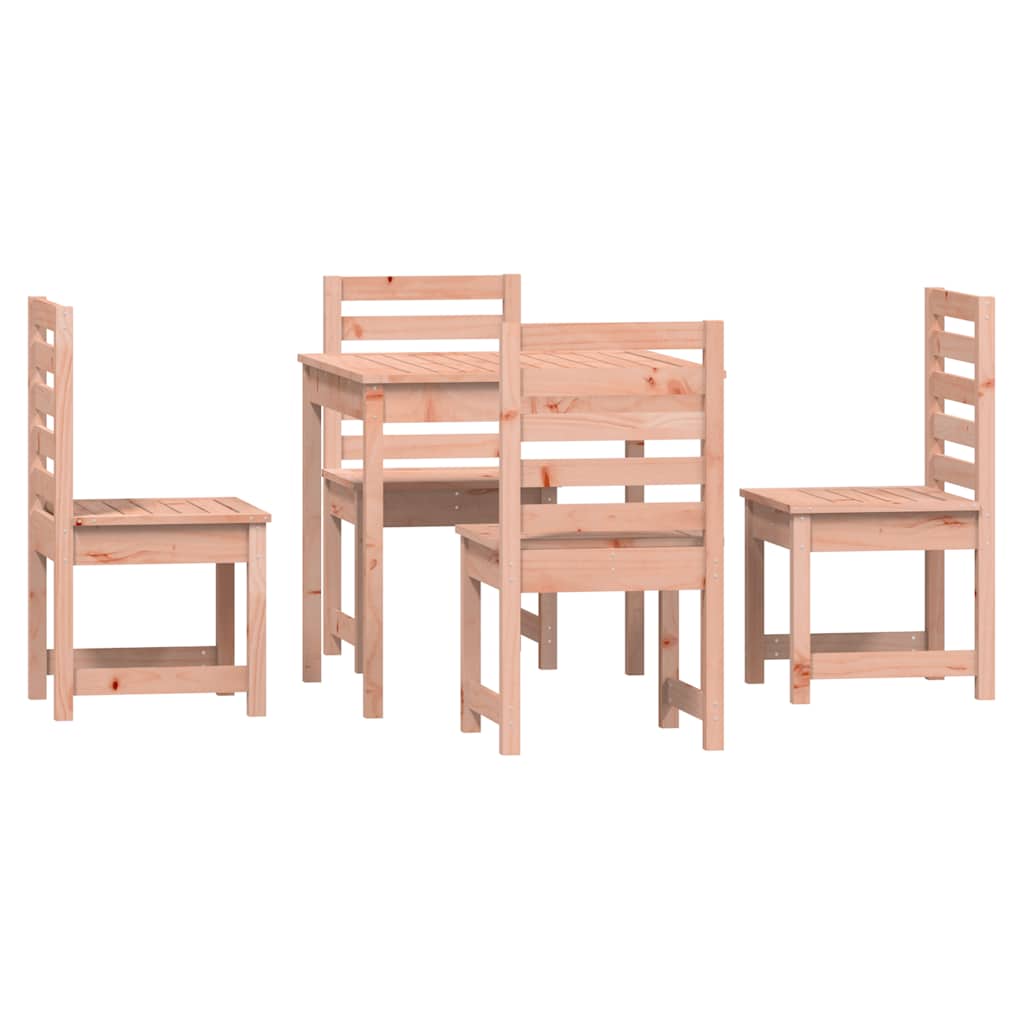 vidaXL 5 Piece Garden Dining Set Solid Wood Douglas