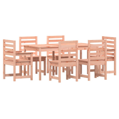 vidaXL 7 Piece Garden Dining Set Solid Wood Douglas