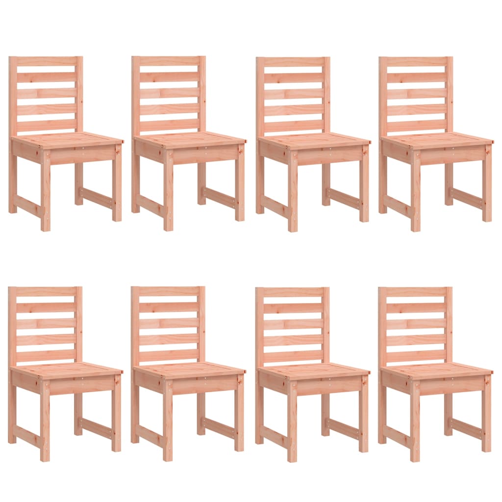 vidaXL 11 Piece Garden Dining Set Solid Wood Douglas