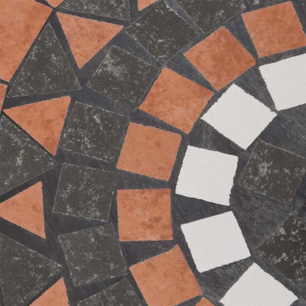 vidaXL Parasol Base Terracotta and White Round 12 kg