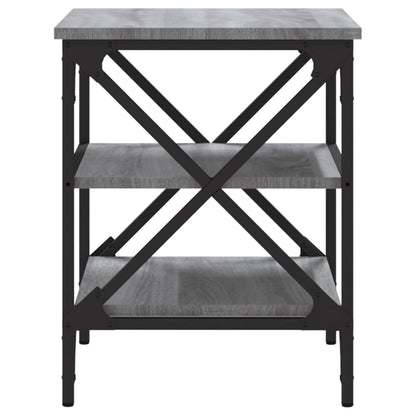 vidaXL Side Table Grey Sonoma 40x42x50 cm Engineered Wood