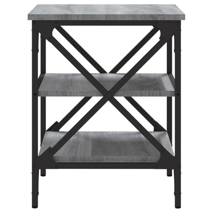 vidaXL Side Tables 2 pcs Grey Sonoma 40x42x50 cm Engineered Wood