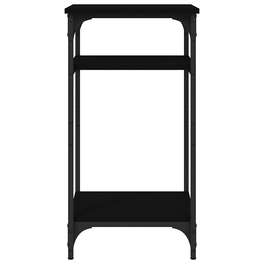 vidaXL Side Table | Black | Engineered wood | Small | Adjustable Feet