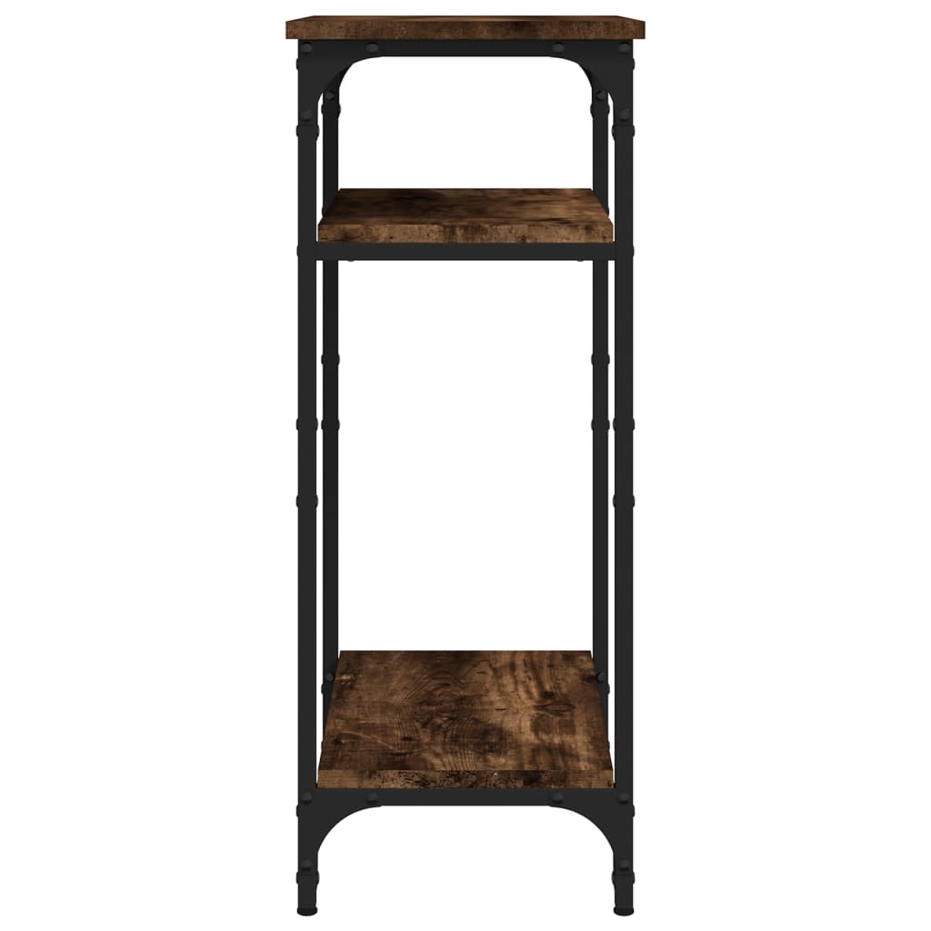 vidaXL Side Table Smoked Oak 40x30x75 cm Engineered Wood