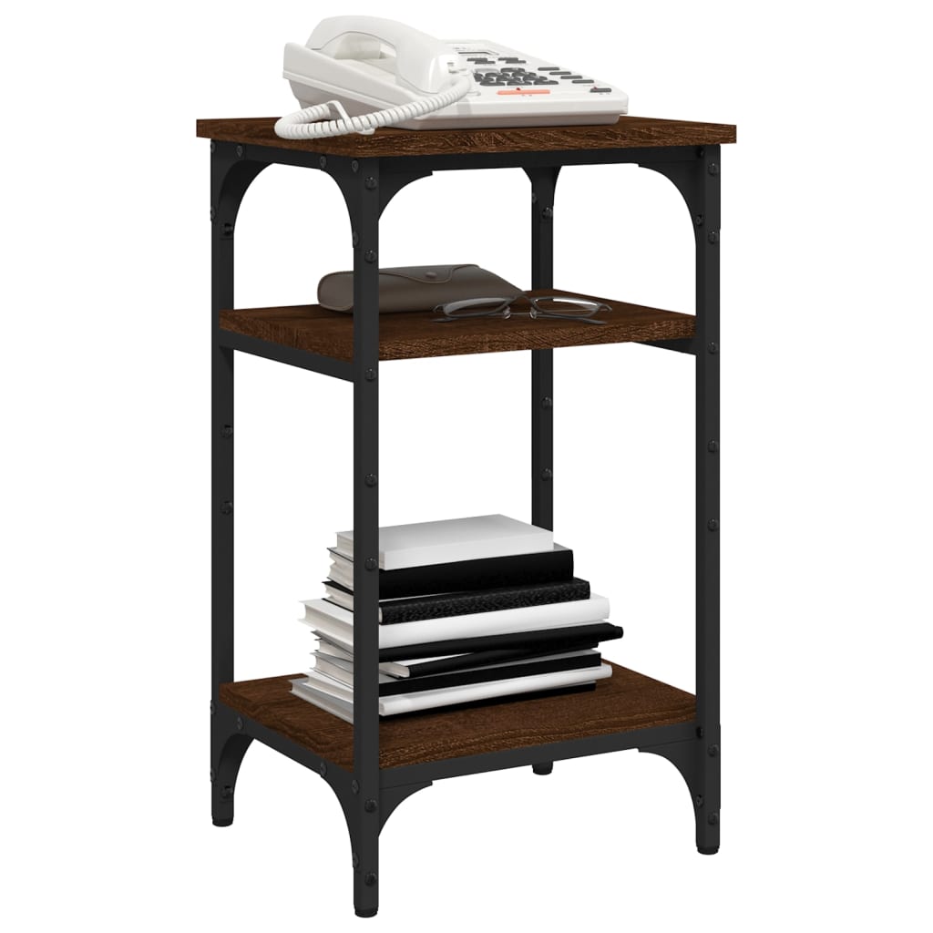 vidaXL Side Table Brown Oak 35x30x60 cm Engineered Wood