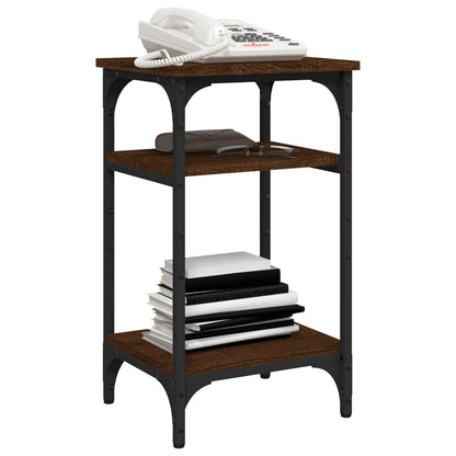 vidaXL Side Table Brown Oak 35x30x60 cm Engineered Wood