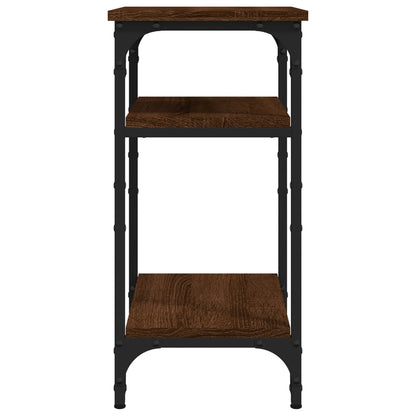 vidaXL Side Table Brown Oak 35x30x60 cm Engineered Wood