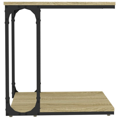 vidaXL Side Table Sonoma Oak 50x35x52 cm Engineered Wood