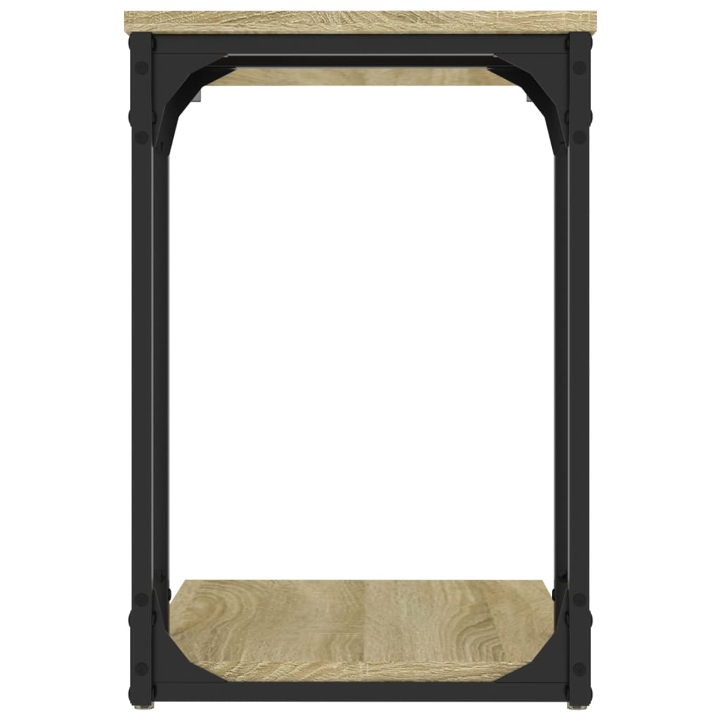 vidaXL Side Table Sonoma Oak 50x35x52 cm Engineered Wood